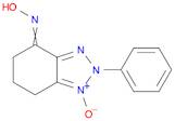 4H-Benzotriazol-4-one, 2,5,6,7-tetrahydro-2-phenyl-, oxime, 1-oxide