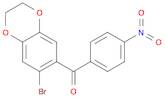 Methanone, (7-bromo-2,3-dihydro-1,4-benzodioxin-6-yl)(4-nitrophenyl)-