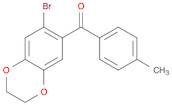 Methanone, (7-bromo-2,3-dihydro-1,4-benzodioxin-6-yl)(4-methylphenyl)-