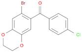 Methanone, (7-bromo-2,3-dihydro-1,4-benzodioxin-6-yl)(4-chlorophenyl)-