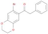 Ethanone, 1-(7-bromo-2,3-dihydro-1,4-benzodioxin-6-yl)-2-phenyl-