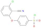 Benzenesulfonyl chloride, 4-(3-chloro-2-cyanophenoxy)-