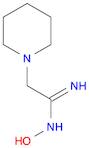 1-Piperidineethanimidamide, N-hydroxy-