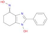 4H-Benzimidazol-4-one, 1,5,6,7-tetrahydro-1-hydroxy-2-phenyl-, oxime