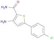 2-Thiophenecarboxamide, 3-amino-5-(4-chlorophenyl)-