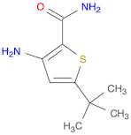 2-Thiophenecarboxamide, 3-amino-5-(1,1-dimethylethyl)-