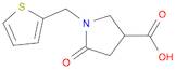 3-Pyrrolidinecarboxylic acid, 5-oxo-1-(2-thienylmethyl)-