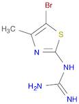 Guanidine, N-(5-bromo-4-methyl-2-thiazolyl)-