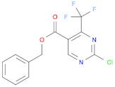 5-Pyrimidinecarboxylic acid, 2-chloro-4-(trifluoromethyl)-, phenylmethyl ester