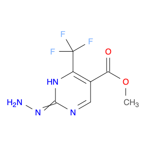 5-Pyrimidinecarboxylic acid, 2-hydrazinyl-4-(trifluoromethyl)-, methyl ester