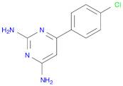 2,4-Pyrimidinediamine, 6-(4-chlorophenyl)-