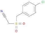 Acetonitrile, 2-[[(4-chlorophenyl)methyl]sulfonyl]-