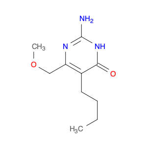 4(3H)-Pyrimidinone, 2-amino-5-butyl-6-(methoxymethyl)-