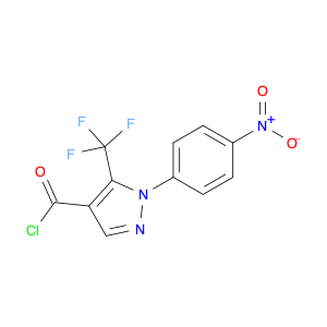 1H-Pyrazole-4-carbonyl chloride, 1-(4-nitrophenyl)-5-(trifluoromethyl)-