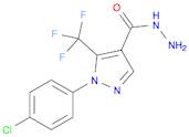 1H-Pyrazole-4-carboxylic acid, 1-(4-chlorophenyl)-5-(trifluoromethyl)-, hydrazide