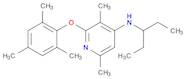 4-Pyridinamine, N-(1-ethylpropyl)-3,6-dimethyl-2-(2,4,6-trimethylphenoxy)-