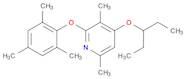 Pyridine, 4-(1-ethylpropoxy)-3,6-dimethyl-2-(2,4,6-trimethylphenoxy)-