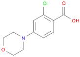 Benzoic acid, 2-chloro-4-(4-morpholinyl)-