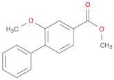 [1,1'-Biphenyl]-4-carboxylic acid, 2-methoxy-, methyl ester