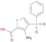 2-Thiophenecarboxylic acid, 3-amino-4-(phenylsulfonyl)-