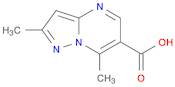 Pyrazolo[1,5-a]pyrimidine-6-carboxylic acid, 2,7-dimethyl-