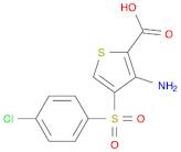 2-Thiophenecarboxylic acid, 3-amino-4-[(4-chlorophenyl)sulfonyl]-