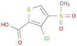 2-Thiophenecarboxylic acid, 3-chloro-4-(methylsulfonyl)-