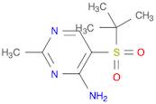 4-Pyrimidinamine, 5-[(1,1-dimethylethyl)sulfonyl]-2-methyl-