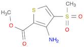 2-Thiophenecarboxylic acid, 3-amino-4-(methylsulfonyl)-, methyl ester