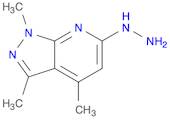 1H-Pyrazolo[3,4-b]pyridine, 6-hydrazinyl-1,3,4-trimethyl-