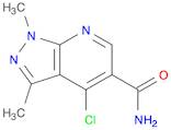 1H-Pyrazolo[3,4-b]pyridine-5-carboxamide, 4-chloro-1,3-dimethyl-