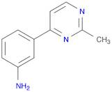 Benzenamine, 3-(2-methyl-4-pyrimidinyl)-