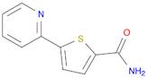 2-Thiophenecarboxamide, 5-(2-pyridinyl)-