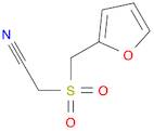 Acetonitrile, 2-[(2-furanylmethyl)sulfonyl]-