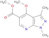 1H-Pyrazolo[3,4-b]pyridine-5-carboxylic acid, 4-methoxy-1,3-dimethyl-, methyl ester