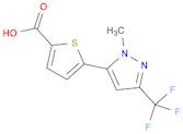 2-Thiophenecarboxylic acid, 5-[1-methyl-3-(trifluoromethyl)-1H-pyrazol-5-yl]-