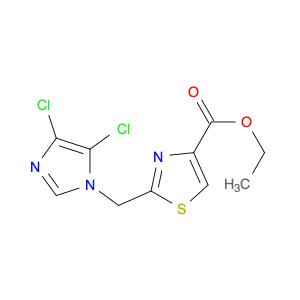 4-Thiazolecarboxylic acid, 2-[(4,5-dichloro-1H-imidazol-1-yl)methyl]-, ethyl ester