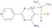 4-Pyrimidinamine, 5-[(1,1-dimethylethyl)sulfonyl]-2-(4-pyridinyl)-