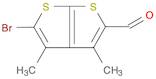 Thieno[2,3-b]thiophene-2-carboxaldehyde, 5-bromo-3,4-dimethyl-