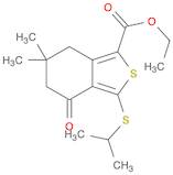 Benzo[c]thiophene-1-carboxylic acid, 4,5,6,7-tetrahydro-6,6-dimethyl-3-[(1-methylethyl)thio]-4-oxo…