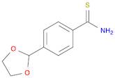 Benzenecarbothioamide, 4-(1,3-dioxolan-2-yl)-