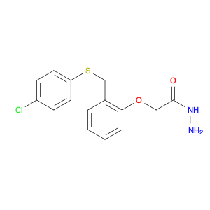 Acetic acid, 2-[2-[[(4-chlorophenyl)thio]methyl]phenoxy]-, hydrazide