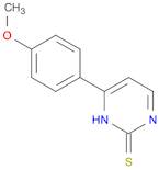 2(1H)-Pyrimidinethione, 6-(4-methoxyphenyl)-