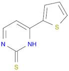 2(1H)-Pyrimidinethione, 4-(2-thienyl)-