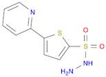 2-Thiophenesulfonic acid, 5-(2-pyridinyl)-, hydrazide