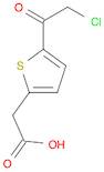 2-Thiopheneacetic acid, 5-(2-chloroacetyl)-