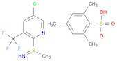 Benzenesulfonic acid, 2,4,6-trimethyl-, compd. with S-[5-chloro-3-(trifluoromethyl)-2-pyridinyl]-S…