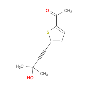 Ethanone, 1-[5-(3-hydroxy-3-methyl-1-butyn-1-yl)-2-thienyl]-