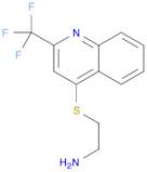 Ethanamine, 2-[[2-(trifluoromethyl)-4-quinolinyl]thio]-