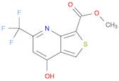 Thieno[3,4-b]pyridine-7-carboxylic acid, 4-hydroxy-2-(trifluoromethyl)-, methyl ester